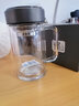 蘇泊爾玻璃杯水杯辦公杯喝茶集茶杯雙層隔熱耐高溫防燙過(guò)濾便攜式隨身杯 簡(jiǎn)系列 辦公杯 行硯黑570ml 曬單實(shí)拍圖