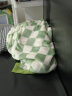 洁丽雅（Grace）A类毛毯加厚法兰绒毯子四季透气空调毯透气毛巾被绿格150*200cm 实拍图