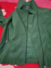 啄木鳥(niǎo)真皮皮衣女短款修身2024秋冬新款綿羊皮機車(chē)服休閑皮夾克顯瘦外套 綠色 【尺碼偏小】 6XL 158-170斤 曬單實(shí)拍圖