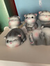 【曲美思】生日禮物貓妮卡小擺件少女心萌寵裝飾品學生閨蜜情侶汽車載小貓可愛公仔飾品 樹脂款貓咪5款(禮盒裝) 曬單實拍圖