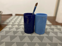 絲普瑞瑞士品牌SPIRELLA水柱創(chuàng  )意亮面陶瓷漱口杯兩件套情侶洗漱對杯簡(jiǎn)約 Tube水柱亮面兩件套1深藍+1淺藍 曬單實(shí)拍圖