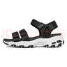 Skechers斯凱奇女鞋夏季新款魔術(shù)貼厚底舒適涼鞋沙灘鞋31514 黑色-BLK 39 曬單實拍圖