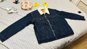 Levi's李維斯情侶美式復(fù)古翻領(lǐng)仿羊羔絨棉服牛仔外套 曬單實(shí)拍圖