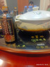 粵順 飯菜保溫板加熱板暖菜板熱菜板暖菜寶智能遙控自動(dòng)手動(dòng)旋轉保溫餐桌多功能火鍋爐餐桌面 黑色（直徑120CM）火鍋10+2（手動(dòng)旋轉） 曬單實(shí)拍圖