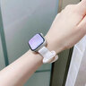 適用iwatchs9手表帶s10新款s10女生蘋果手表s7s6表帶s5磁吸s9皮質(zhì) 奶白色 適用iwatch 7/8/9【41mm】表帶 曬單實(shí)拍圖