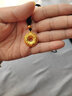 周六福（ZLF）七夕禮物  黃金吊墜男女款足金古法蓮花六字真言平安扣項(xiàng)鏈 計價 6.61g 曬單實(shí)拍圖
