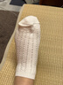 MUJI 男女通用 合腳直角圖案編織 運動(dòng)船襪 無(wú)性別 男款女款 DAF24A3S 米白色 23-25cm/36-40碼 曬單實(shí)拍圖