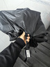 紅葉五人超大黑膠雨傘大號防風(fēng)雨傘加粗加固雨傘男女商務(wù)晴雨兩用傘 黑色 10骨 摩托傘面?zhèn)阆?30cm 曬單實拍圖