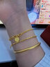 航民首飾 黃金手鏈足金999復古女王幣手鏈XYA1289 6.22g 16＋2cm 工費310元 曬單實(shí)拍圖