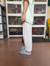 博睿恩【莫代爾涼感】寶寶夏季防蚊褲垂順感嬰兒長褲子闊腿褲兒童寬松褲 香草奶昔-褲 110 曬單實拍圖