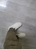 皓頓（HAUT TON）潮牌休閑皮鞋男2025夏季新款真皮男士潮流百搭板鞋休閑鞋男 白色 38 適合運動(dòng)鞋39碼 曬單實(shí)拍圖