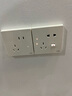 ABB 開關(guān)插座面板 軒致系列 白色五孔插座86型二三極墻壁電源 斜五孔10只裝 曬單實(shí)拍圖