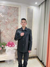 皮爾卡丹（pierre cardin）品牌男裝真皮皮衣男翻領(lǐng)皮夾克海寧高端綿羊皮商務(wù)中老年爸爸外套 黑色單皮 L 175/92A 建議120/135斤 曬單實拍圖