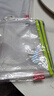 晨光(M&G)防水拉鏈袋EVA文件袋A4/330*235mm網(wǎng)格網(wǎng)紋袋資料袋 顏色隨機 ADM95079單個(gè)裝 曬單實(shí)拍圖