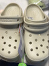 CROCS卡駱馳洞洞鞋泡芙云朵女鞋夏季新款女士增高鞋子高跟鞋涼鞋拖鞋女 云朵/骨白色（建議拍小一碼） 38 -39(250mm) 曬單實拍圖