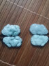 金玉蘭香緬甸翡翠A貨貔貅戒面散件冰糯種手工配件手串鑰匙扣配件車掛 約21*12*5mm 曬單實拍圖