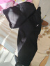 特步（XTEP）運動(dòng)褲女褲加絨長(cháng)褲冬季款加厚針織褲保暖休閑衛褲高腰小腳褲子女 黑白【加絨款】 2XL /180 曬單實(shí)拍圖