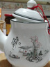慕柯家用陶瓷壺耐高溫過(guò)濾陶瓷水壺?zé)衢_(kāi)水涼水壺單壺防爆大中小 青山紅樹(shù)450毫升 曬單實(shí)拍圖