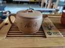 月壺茗清紫砂壺宜興國(guó)助工朱倩冰黃降坡大口全手工刻繪小容量漢瓦 漢瓦 曬單實(shí)拍圖