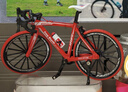 minispace自行車(chē)模型合金二八大杠老式鳳凰牌復古男孩自行車(chē)仿真擺件單車(chē) 公路自行車(chē)-紅+拉菲草禮盒 曬單實(shí)拍圖
