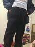 皮爾卡丹品牌燈芯絨休閑褲男秋冬新款寬松直筒條絨男褲中老年爸爸長(cháng)褲子 黑色 32 (2尺5腰圍) 曬單實(shí)拍圖