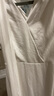 PORTS寶姿女裝春夏新品優(yōu)雅收腰V領(lǐng)短袖連衣裙LM8D157KWB008 奶白色 S (4) 曬單實(shí)拍圖