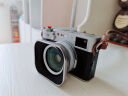 JJC 相機遮光罩 帶轉(zhuǎn)接環(huán) 適用于富士X100VI X100F X70 X100S X100T X100 X100V 金屬配件 銀色遮光罩+49mmUV濾鏡 曬單實拍圖