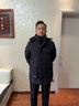 皮爾卡丹（pierre cardin）極寒雪域四代針織保暖男士戶外中長款加厚90鵝絨羽絨服男 黑色 175/96A 曬單實拍圖