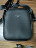 鱷魚(yú)恤年貨節禮物單肩包男士包斜挎包商務(wù)運動(dòng)休閑包包包出差 暗夜黑 曬單實(shí)拍圖
