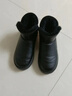 回力瑞兒童雪地靴男童鞋2025冬季新款加絨加厚棉靴中大童防水大棉鞋男 200黑色 31 曬單實(shí)拍圖