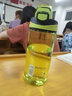 茶花過濾運動杯隨手杯旅行杯便攜水杯子密封防漏 綠色480ml 曬單實拍圖