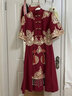 塞德勒小個(gè)子敬酒服新娘旗袍夏季新中式結婚禮服女訂婚回門(mén)連衣裙平時(shí)可 酒紅色中長(cháng)款 L 曬單實(shí)拍圖