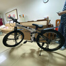 鳳凰（Phoenix）可折疊山地車自行車男士女士成人學(xué)生減震變速單車越野青少年單車 黑白色-三刀輪 適合160-185CM 26英寸 24速旗艦版-檔顯變速 曬單實拍圖
