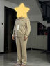 緹米媗中年媽媽春秋裝運(yùn)動服套裝洋氣減齡時(shí)尚休閑連帽衛(wèi)衣兩件套40歲50 杏色 2XL 建議穿120-135斤 曬單實(shí)拍圖