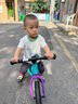 優(yōu)貝（RoyalBaby）優(yōu)貝兒童小恐龍彈射滑步車蓄力輪平衡車2-6歲鎂合金超輕 毛怪藍(lán) 曬單實(shí)拍圖