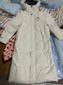 鴨鴨（YAYA）王一博同款冰殼零下20度羽絨服男女長(zhǎng)款過(guò)膝極寒加厚保暖東北外套 米白色 M 170/88A 曬單實(shí)拍圖