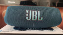 JBL CHARGE5 音乐冲击波五代 便携式蓝牙音箱+低音炮 户外防水防尘 桌面音响 增强版赛道扬声器  蓝色 实拍图