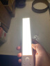 松潮松潮（SONGCHAO）感应灯人体led灯卧室衣柜厨房走廊家用起夜智能 暖光 升级按钮款20cm+感应+光敏+调光 实拍图