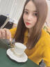 世瓷咖啡杯陶瓷杯碟天鵝湖對杯情侶杯輕奢下午茶杯七夕情人節(jié)生日禮物 天鵝湖咖啡杯白色*1 曬單實拍圖
