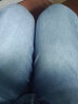 南极人（Nanjiren）牛仔裤男士春夏季新款弹力修身潮牌裤子男直筒休闲商务男装长裤 820深蓝色+350磨白蓝 33(2尺6建议145-155斤) 实拍图