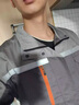 八仟流工作服定制男裝耐臟耐磨春秋上衣工地工程干活汽車(chē)維修勞保服外套 【耐穿耐磨+高亮反光條】深灰配淺灰上衣 L /170  (115-140斤) 曬單實(shí)拍圖