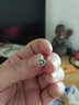 蔓笙男士耳釘潮流復(fù)古小眾高級(jí)感男款耳釘單只歐美痞帥潮男耳飾送男友 白色一對(duì) 曬單實(shí)拍圖