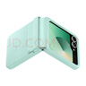 三星Samsung Galaxy Z Flip6/Flip7 FE 原裝環(huán)保生態(tài)皮保護(hù)殼 手機(jī)套 原廠手機(jī)殼 多功能保護(hù)套 淺綠色 曬單實(shí)拍圖