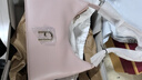 芙拉（FURLA）【七夕禮物】DIAMANTE牛皮迷你女士單肩鉆石包腋下包氣質(zhì)女包 淺粉色 曬單實(shí)拍圖