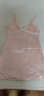 春衣草睡衣女夏款性感睡衣女冰丝吊带睡裙睡袍两件套装短袖薄款家居服夏 E1701两件套肉粉色 XL（115-130斤） 晒单实拍图
