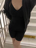 幸棉連身褲女收腹提臀塑型衣細(xì)腰修身肌底衣吊帶連體塑身美體衣女 黑色 S (80-100斤) 曬單實(shí)拍圖