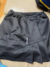 諦汐 羽毛球服網(wǎng)球服男女夏速干運動(dòng)衣服短袖短褲裙乒乓球訓練隊服 3906黑色裙褲 XL 曬單實(shí)拍圖