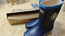 非常行（Jolly Walk）非常行兒童橡膠防滑雨鞋JW201 深藍(lán)白 240mm 曬單實(shí)拍圖
