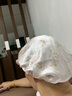 飛翔兔真絲睡帽保暖春秋季薄遮白發(fā)女睡覺(jué)防風(fēng)包頭套頭光頭化療厚月子帽 桑蠶絲帽-荷葉粉色碎花 M碼(頭圍51-57cm) 曬單實(shí)拍圖
