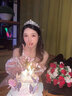 栢啟歆生日皇冠生日帽發(fā)箍頭飾新娘成年禮十八歲王冠求婚領(lǐng)證結(jié)婚頭飾 銀色皇冠 曬單實拍圖